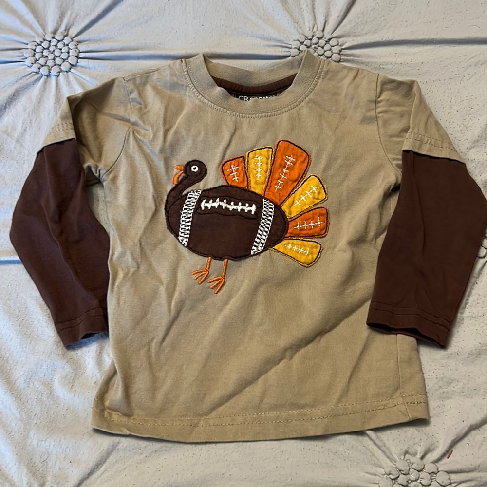 Turkey football tee